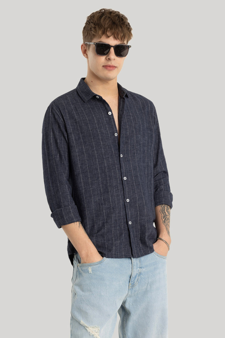 Navy Stripes Shirt