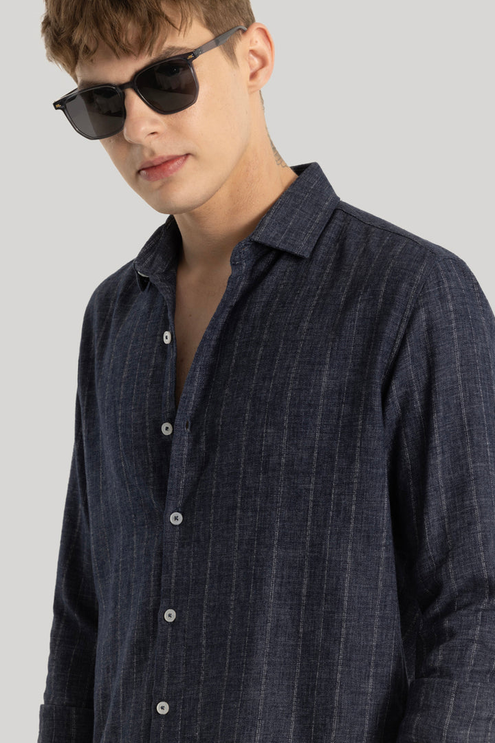 Navy Stripes Shirt