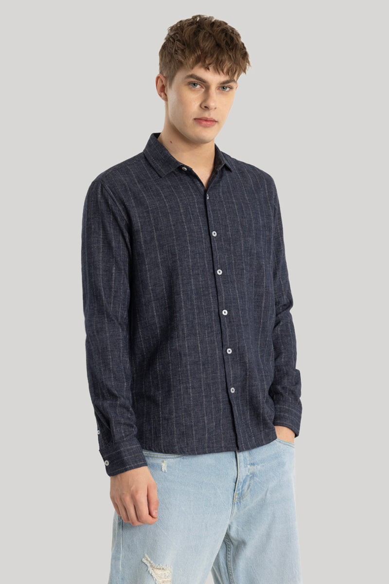 Navy Stripes Shirt