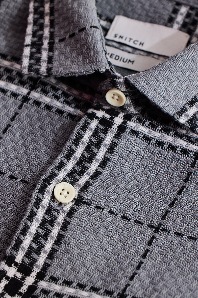 Plaidura Grey Check Shirt