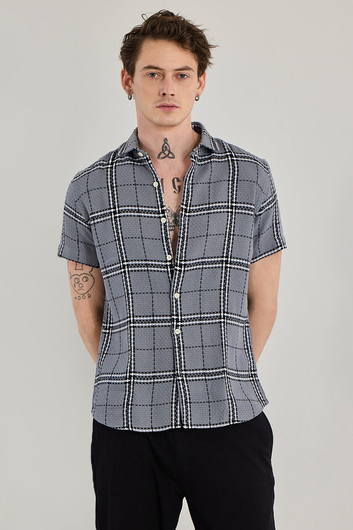 Plaidura Grey Check Shirt