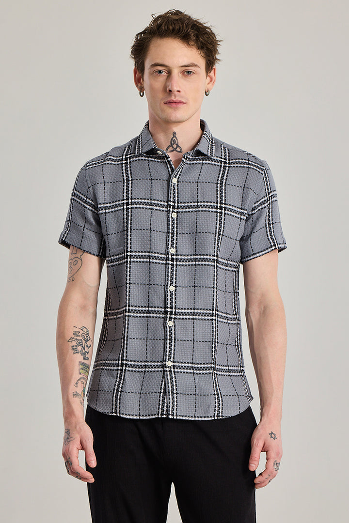 Plaidura Grey Check Shirt