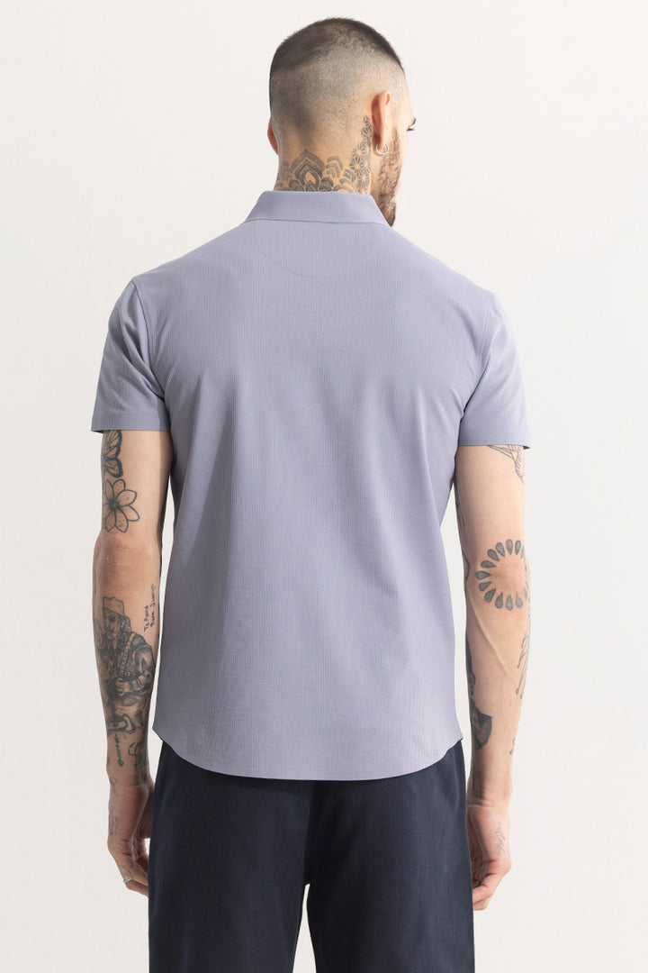 Sleek Threadique Grey Stitchless Shirt