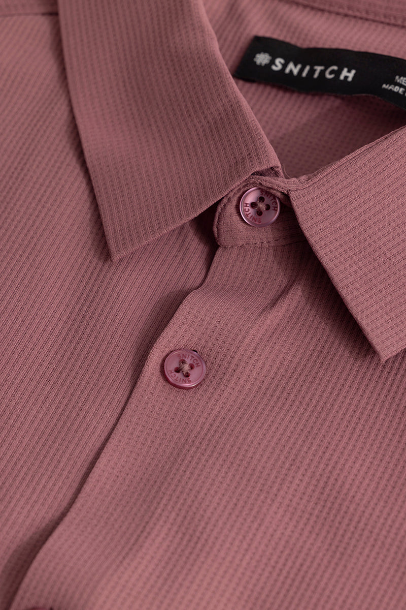 Sleek Threadique Pink Stitchless Shirt