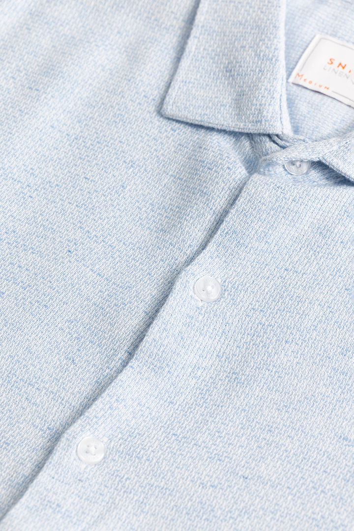 Linen Breeze Blue Shirt