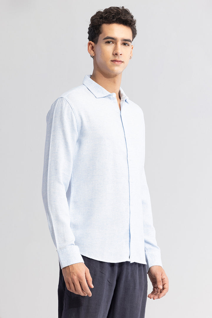 Linen Breeze Blue Shirt