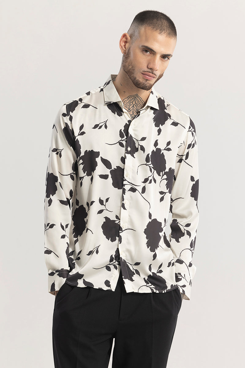 Florattire Off-White Floral Shirt