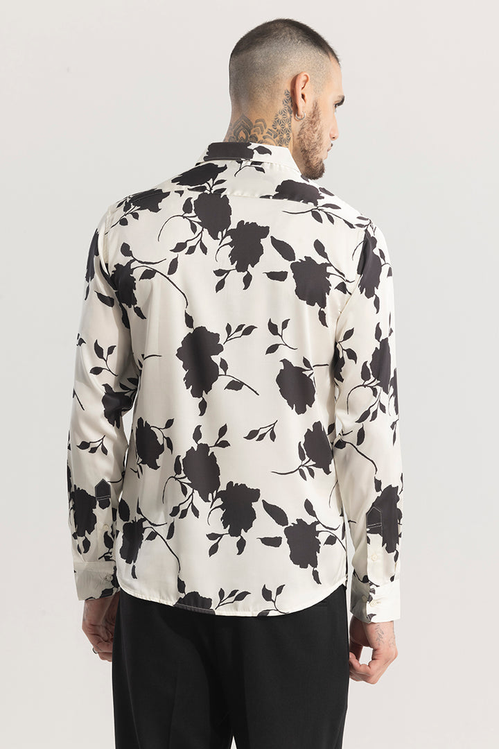 Florattire Off-White Floral Shirt