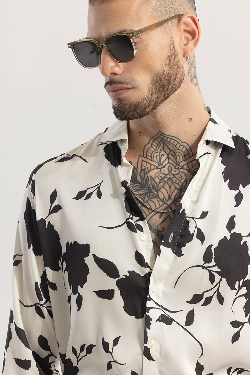 Florattire Off-White Floral Shirt