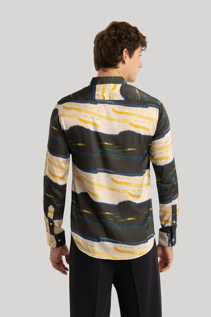 Bram Black Stripes Shirt