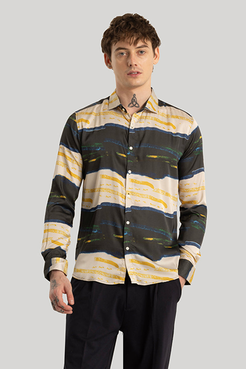 Bram Black Stripes Shirt