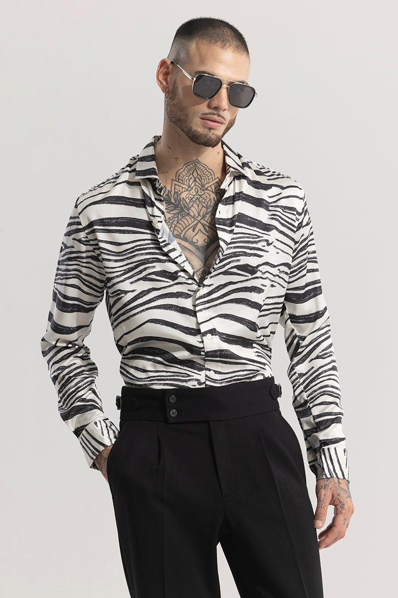 Zebraolic White Shirt