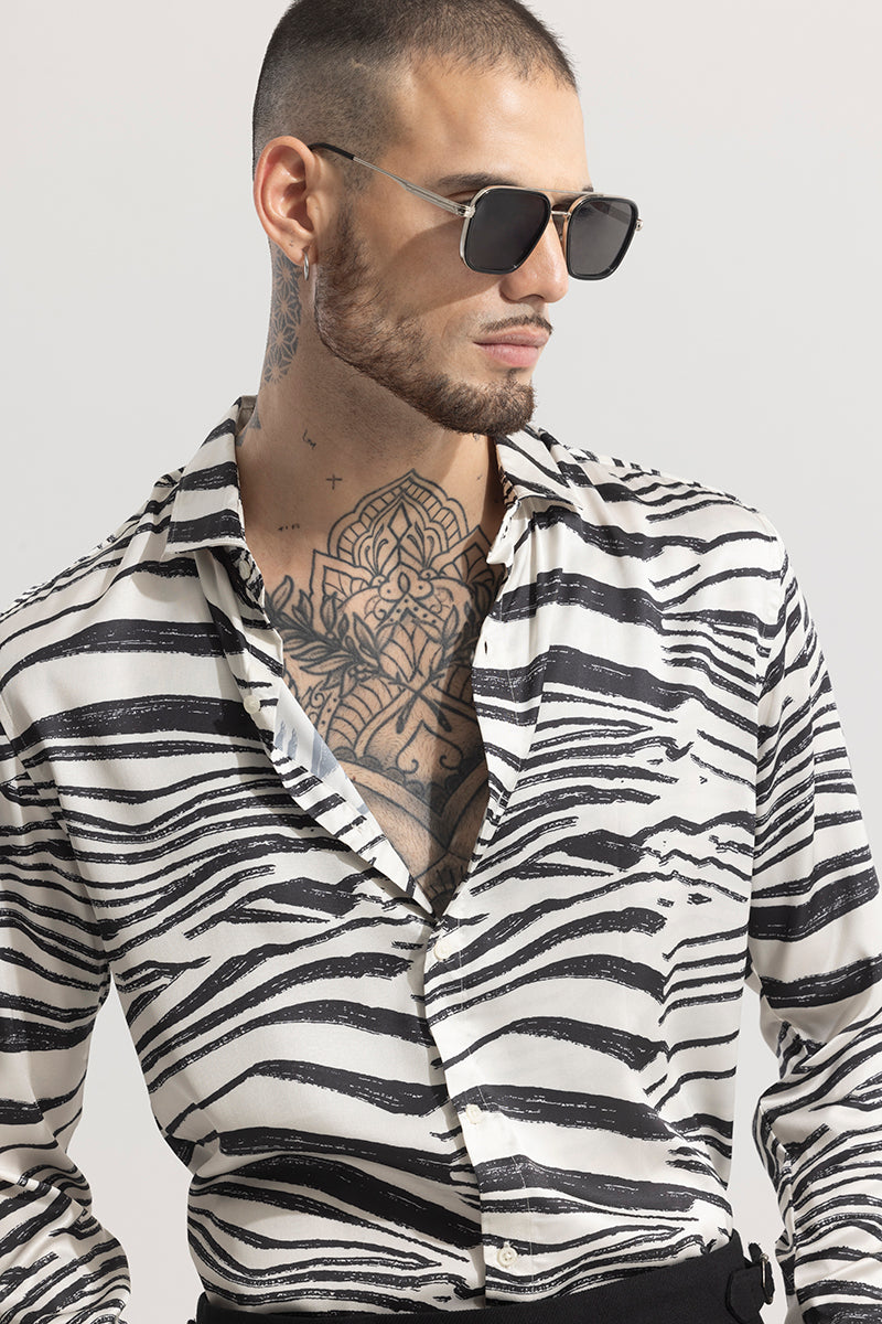 Zebraolic White Shirt