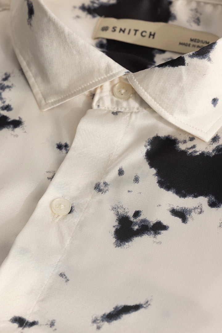 InkStelluxe Silky Saturn Cream Shirt