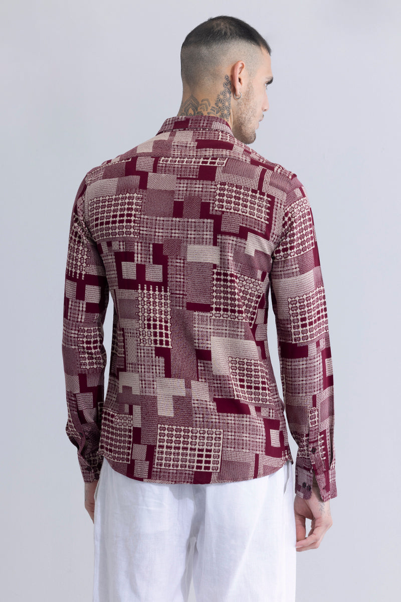 GeoGlam Maroon Shirt