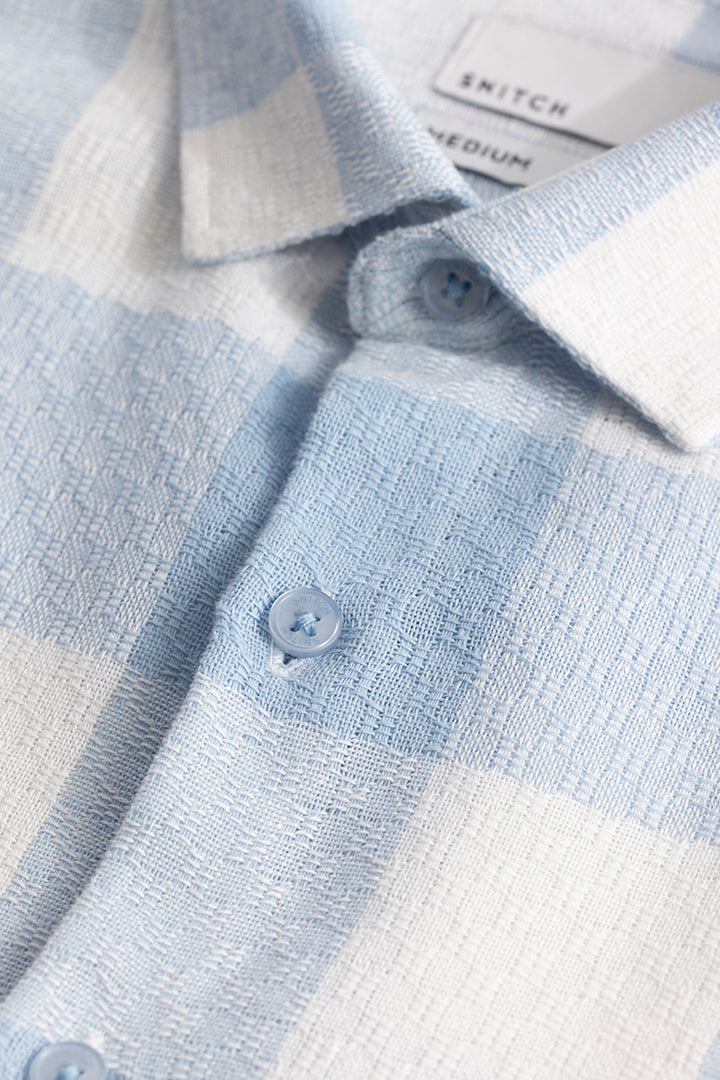 Buffalo Grid Blue Checks Shirt