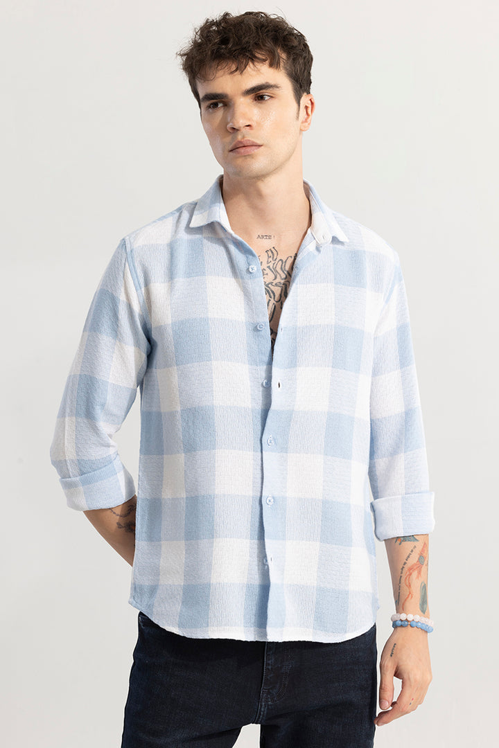 Buffalo Grid Blue Checks Shirt