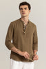 Mandarin Line Brown Kurta