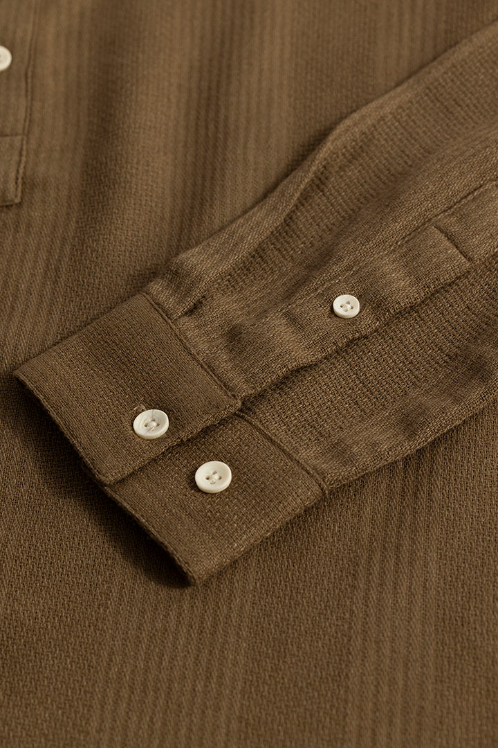 Mandarin Line Brown Kurta