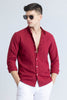 Mandarin Mystique Red Shirt