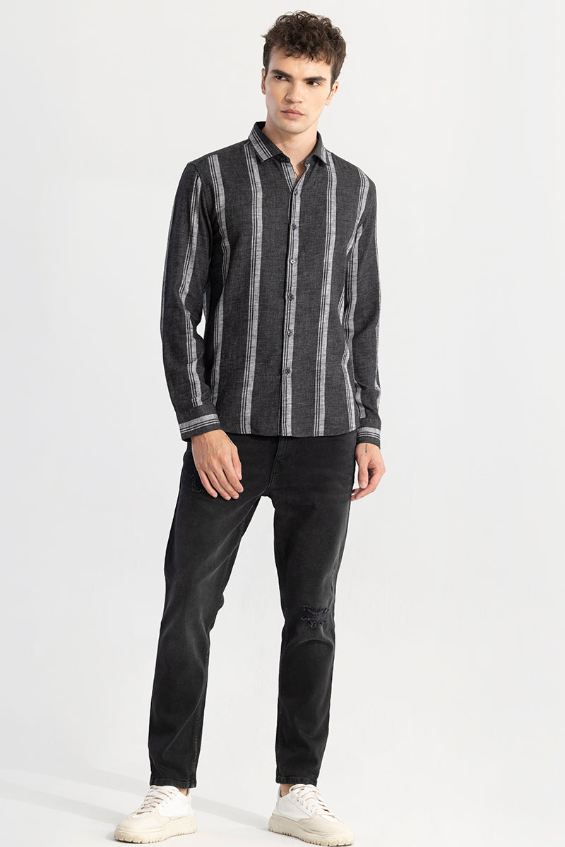 Bold Line Black Stripe Shirt