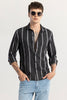 Sneaky Stripe Black Shirt