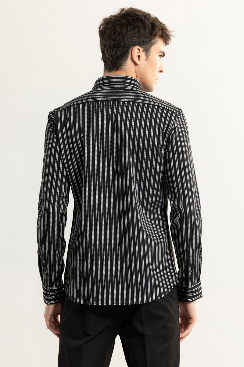 Dual Stripe Line Sliver Shirt