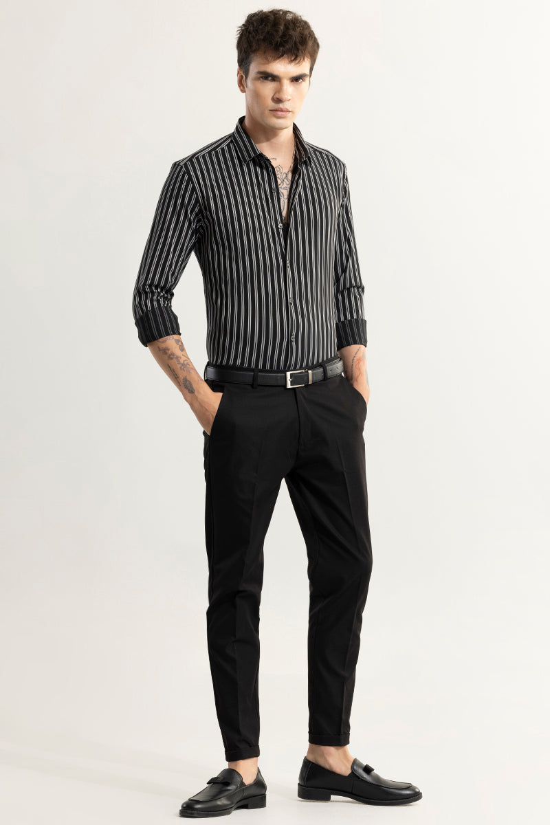 Dual Stripe Line Sliver Shirt