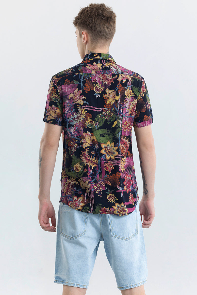 Orlando Purple Floral Shirts