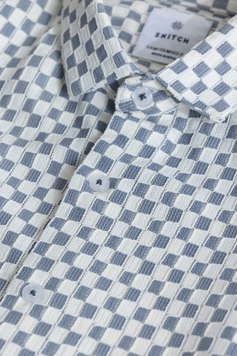 Snug Blue Checked Shirt