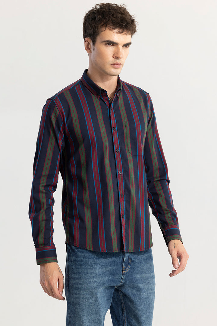 Dazzle Stripe Navy Shirt