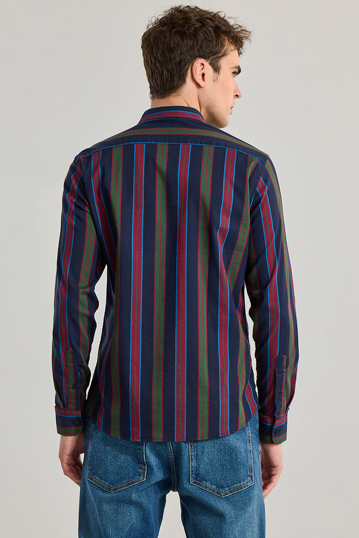 Dazzle Stripe Navy Shirt