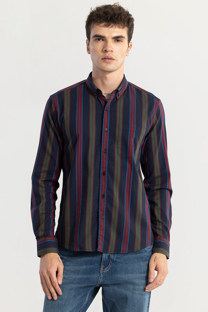 Dazzle Stripe Navy Shirt