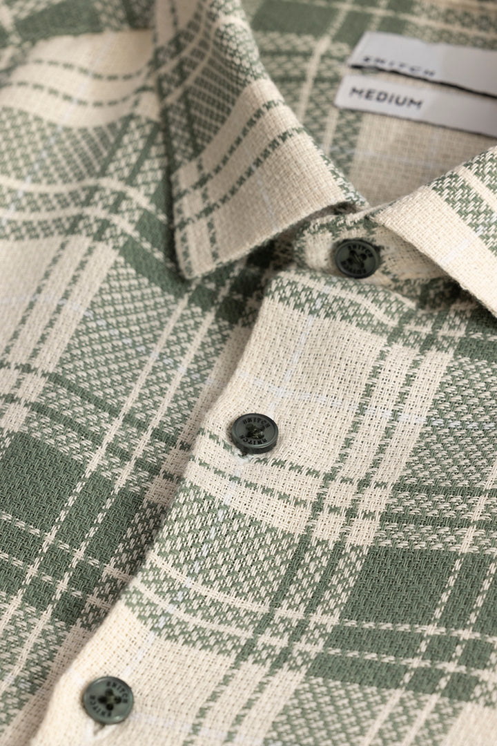 Tartan Tango Olive Checks Shirt