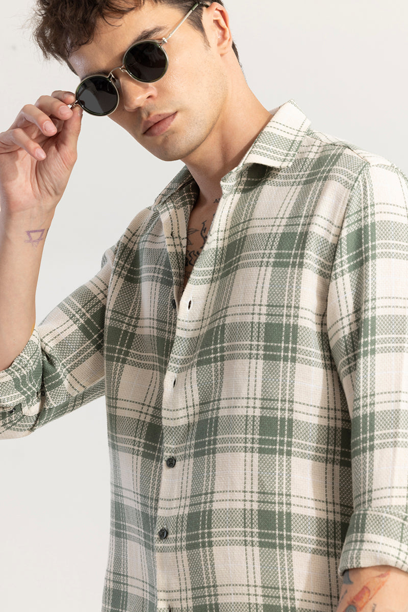 Tartan Tango Olive Checks Shirt