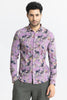 Futuristic Fusion Purple Shirt