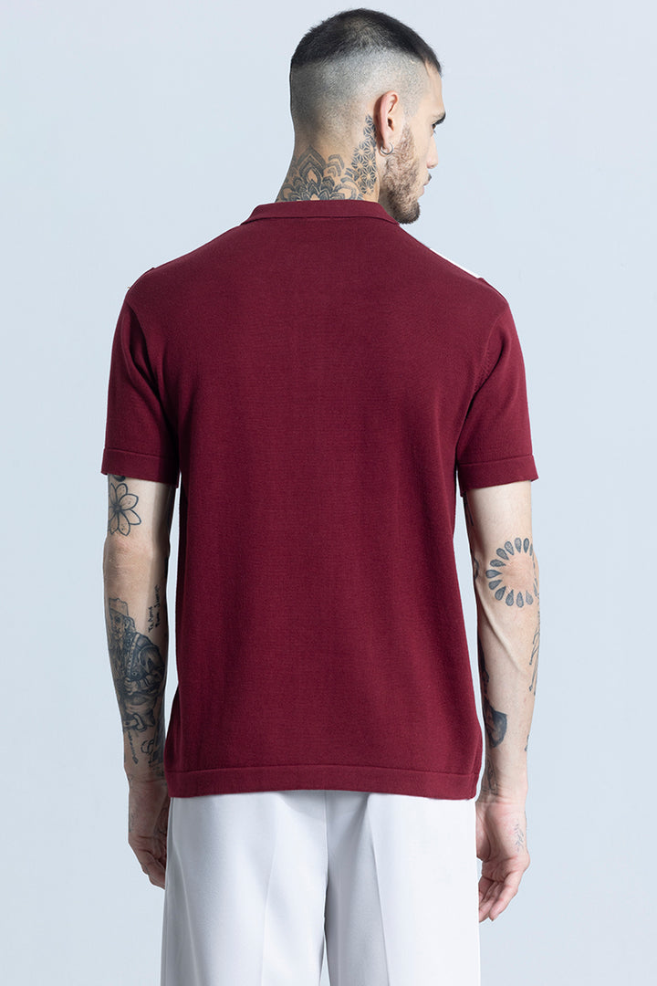 Vintage Pop Maroon Shirt