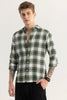 Plaided Green Check Shirt