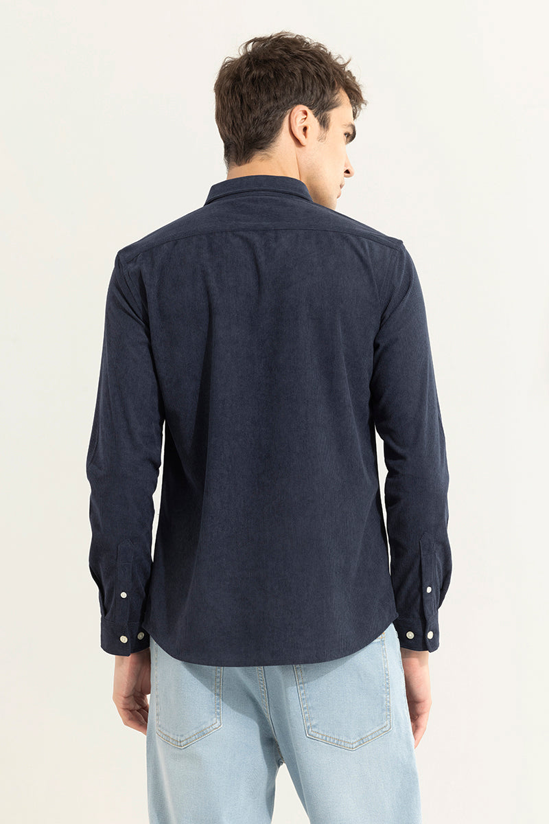 FineCord Navy Corduroy Shirt