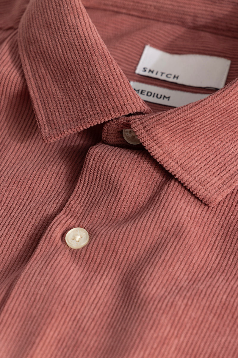 PatchPro Mauve Corduroy Shirt