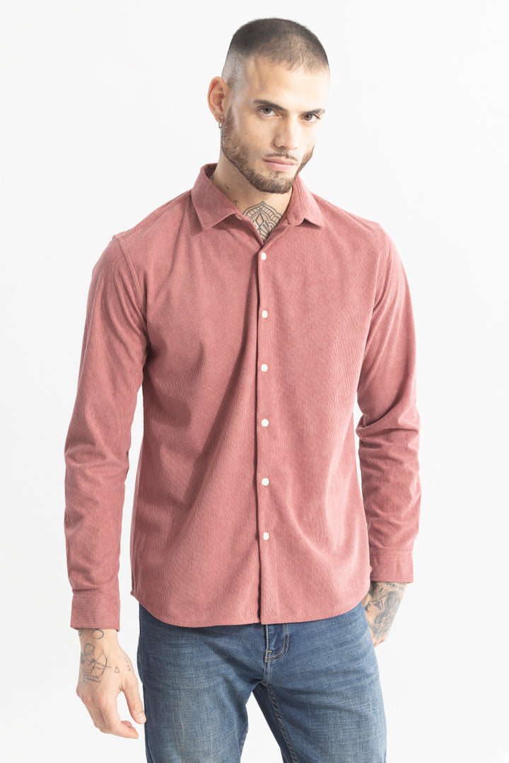 PatchPro Mauve Corduroy Shirt