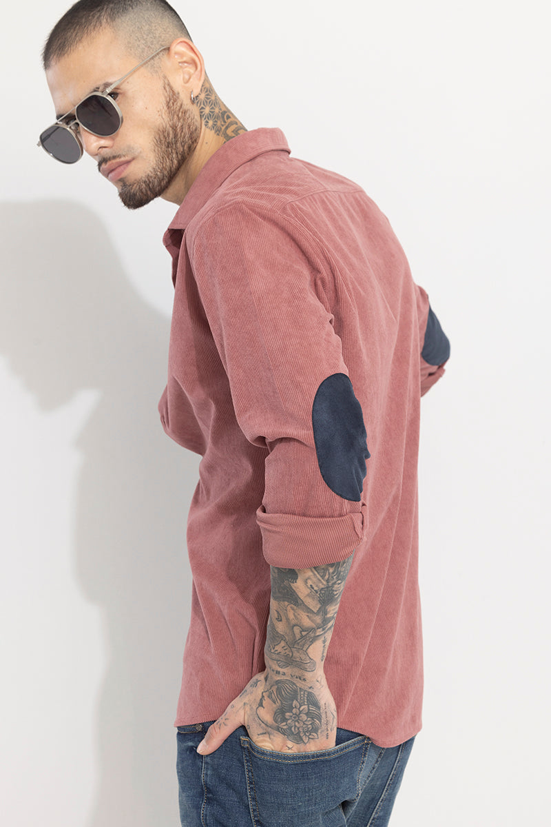 PatchPro Mauve Corduroy Shirt