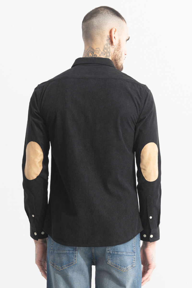 PatchPro Black Corduroy Shirt