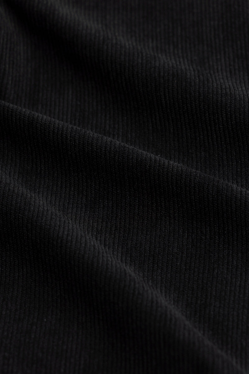 PatchPro Black Corduroy Shirt