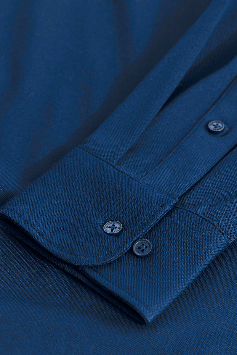 Ulrik Navy Plain Shirt