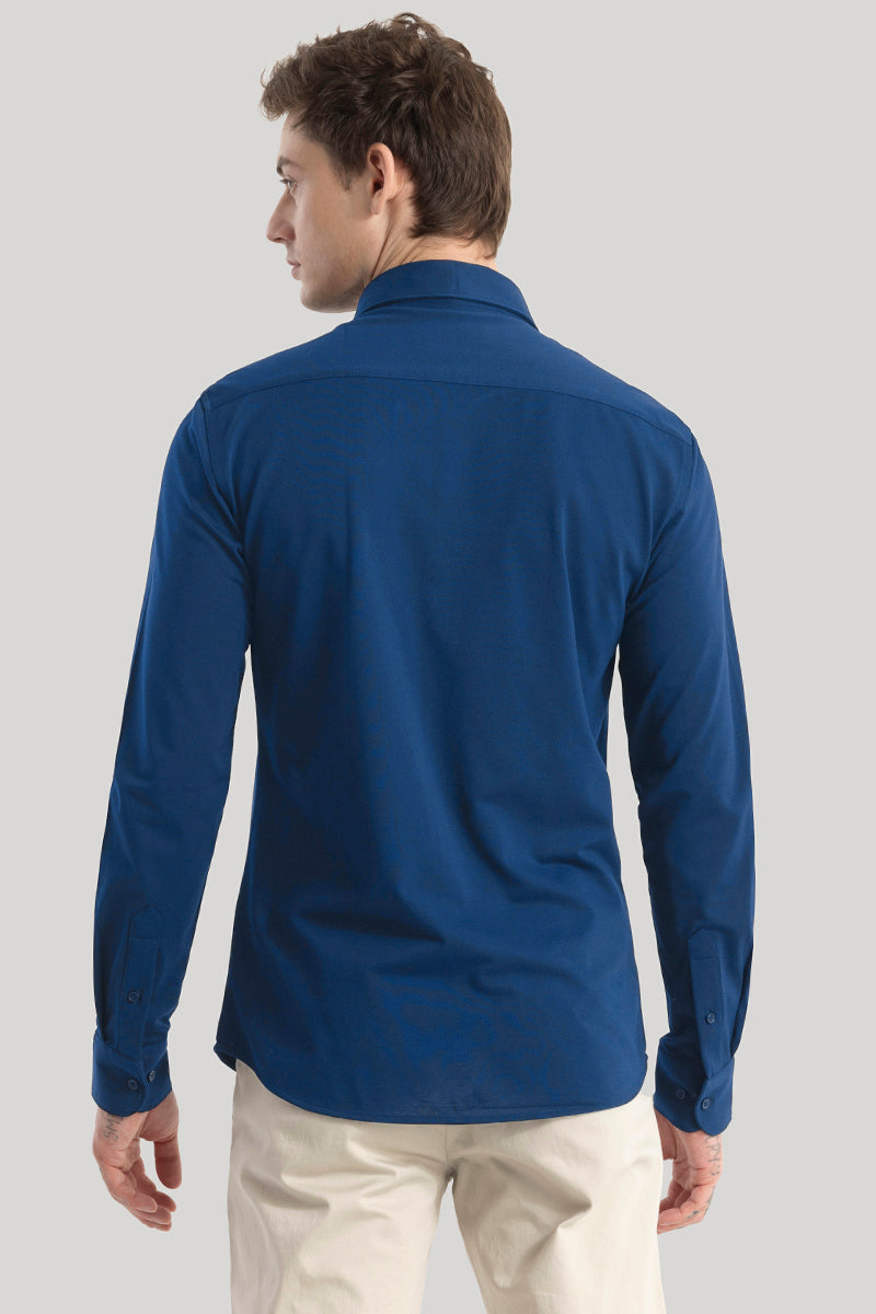 Ulrik Navy Plain Shirt