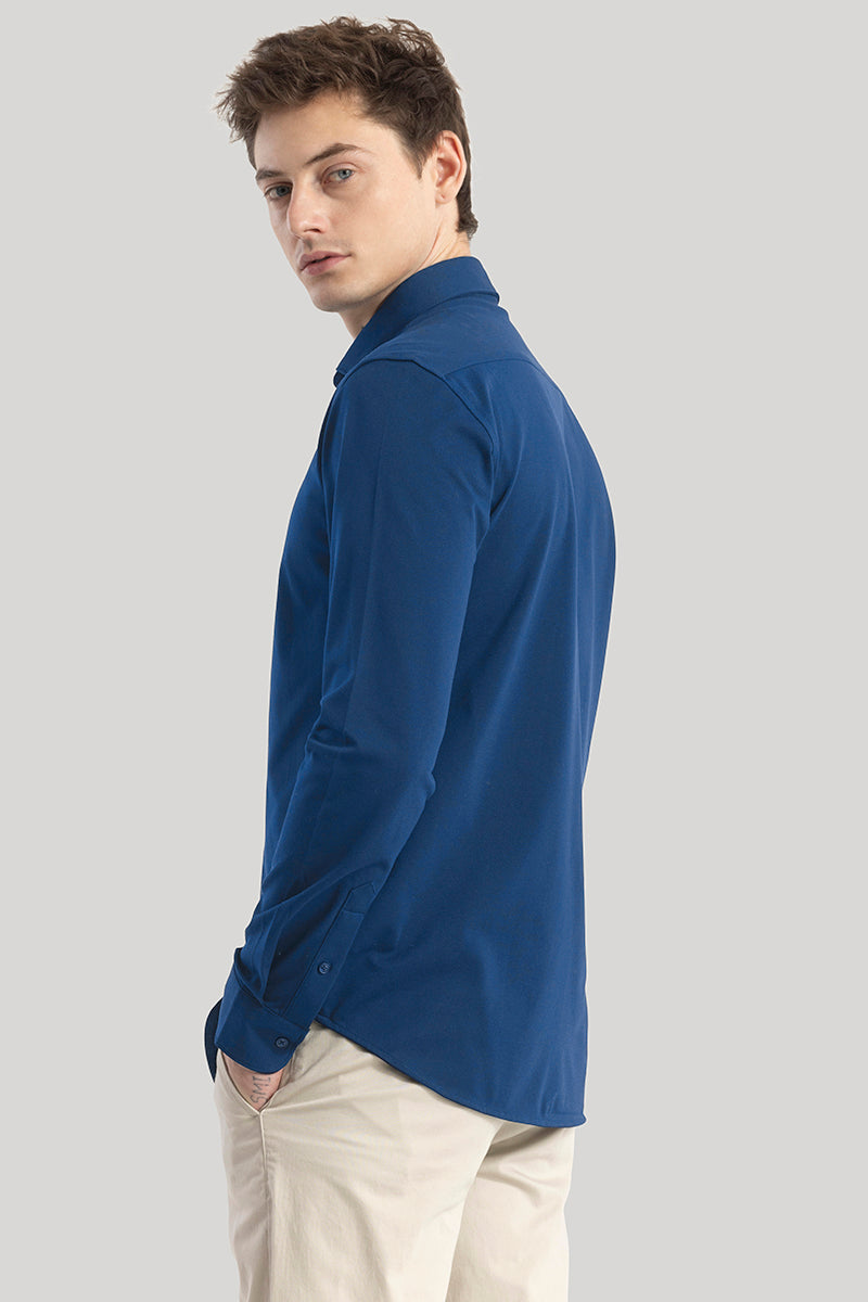 Ulrik Navy Plain Shirt