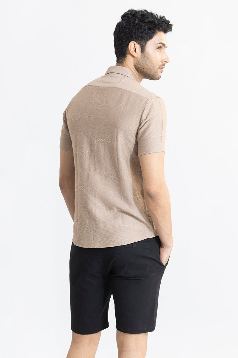 Custom Crafted Beige Shirt