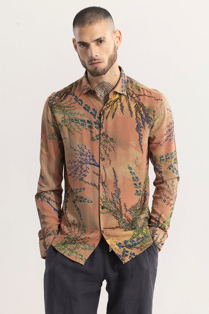 Florabold Brown Shirt