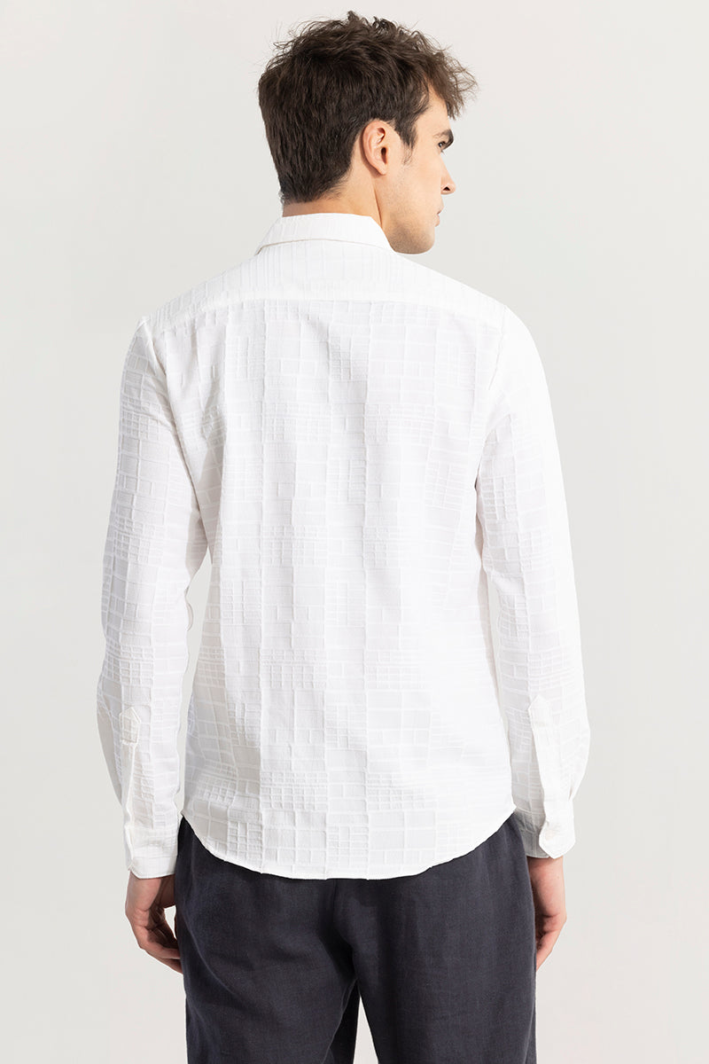 Bold Square White Shirt